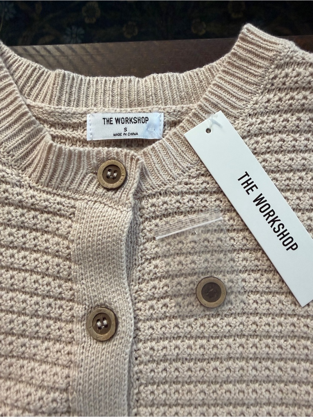 Workshop button up sweater vest